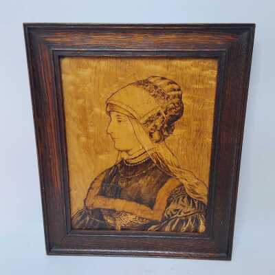 Marquetry Portrait