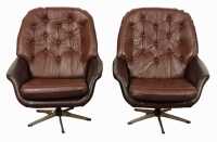 PAIR OF SWIVEL CHAIRS - 2