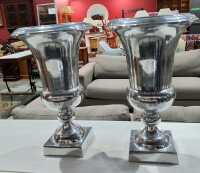 PAIR OF URNS