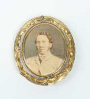 MOURNING BROOCH