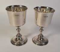 SILVER GOBLETS