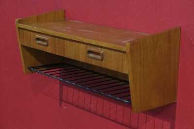 3 · TEAK WALL SHELF