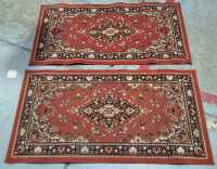 PAIR OF ENTRANCE RUGS