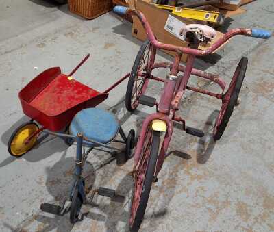 Vintage Childrens Wheelers