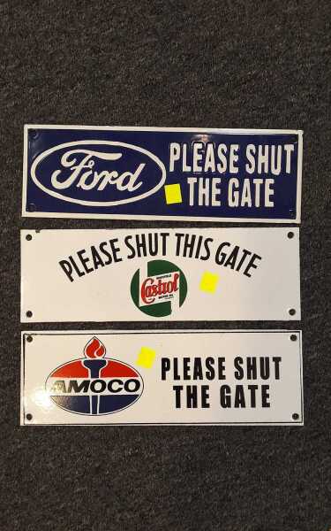 ENAMEL SIGNS