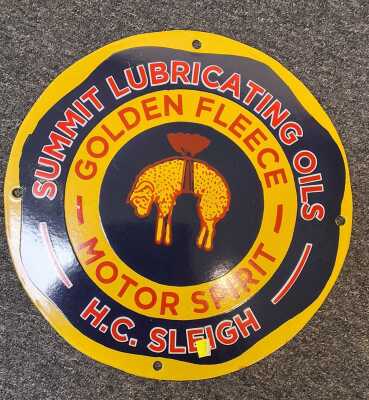 Enamel Sign