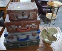SUITCASES AND FAN