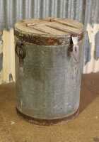 GALVANISED BIN