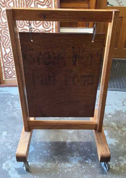 MOBILE HANGING SIGN