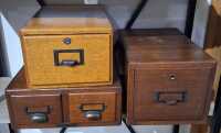 CARD DRAWERS