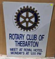 ROTARY CLUB SIGN