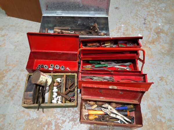 BOXES OF TOOLS