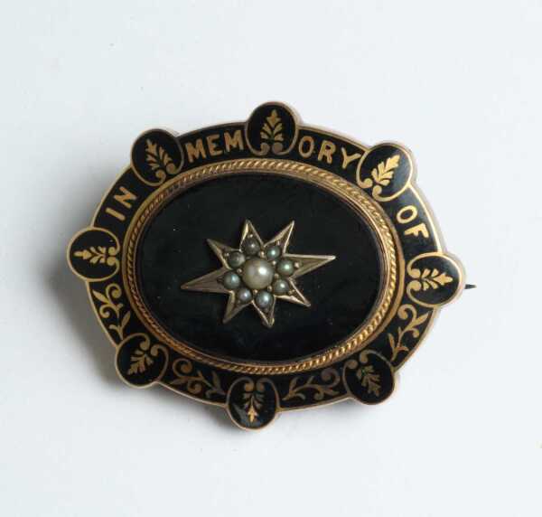 MOURNING BROOCH