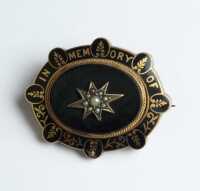 MOURNING BROOCH