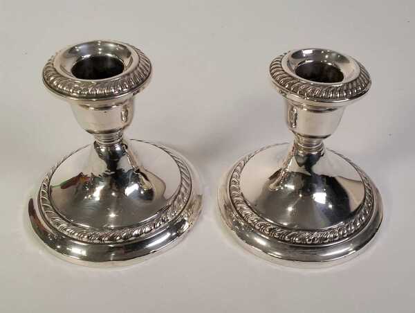 SILVER CANDLESTICKS