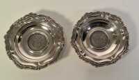 SILVER COIN DISHES