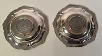 SILVER COIN DISHES - 2