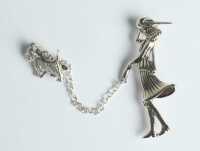 SILVER BROOCH