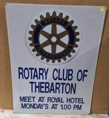 Rotary Club Sign