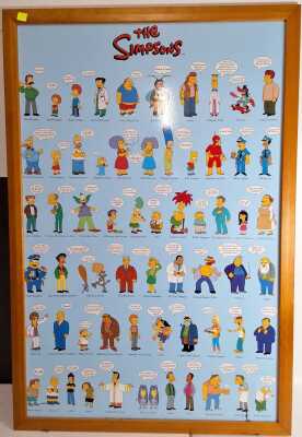 Retro Simpsons Poster
