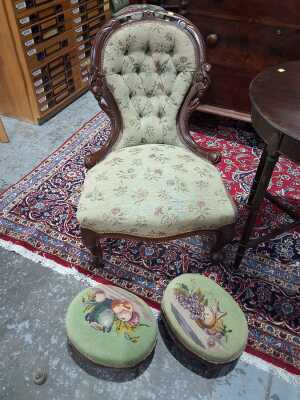 Chair And Stools