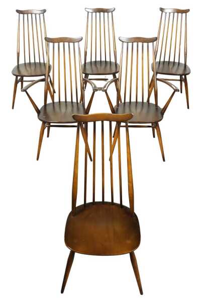 SET OF GOLDSMITH DINING CHAIRS