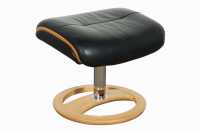 PAIR OF NORDIC 99 RECLINER CHAIRS & FOOT STOOLS - 4