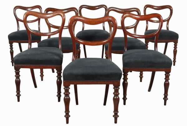 SET OF MAHOGANY DINING CHAIRS