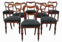 SET OF MAHOGANY DINING CHAIRS