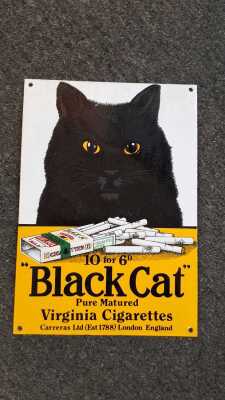 Enamel Sign