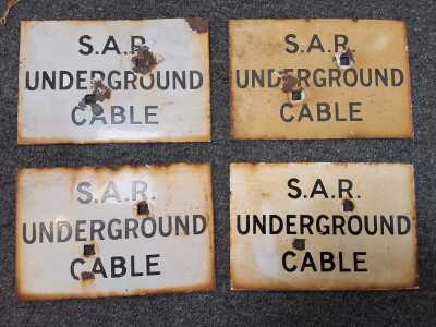 Sar Enamel Signs