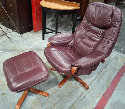 Recliner And Stool