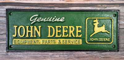 John Deere Plaque