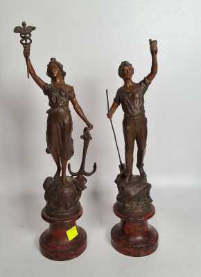 SPELTER FIGURES