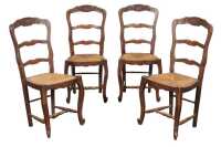 SET OF OAK DINING CHAIRS