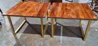 PAIR OF TABLES