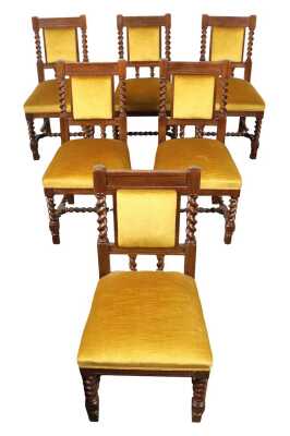 Set Of Oak Dining Chairs