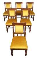 SET OF OAK DINING CHAIRS