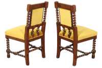 SET OF OAK DINING CHAIRS - 3