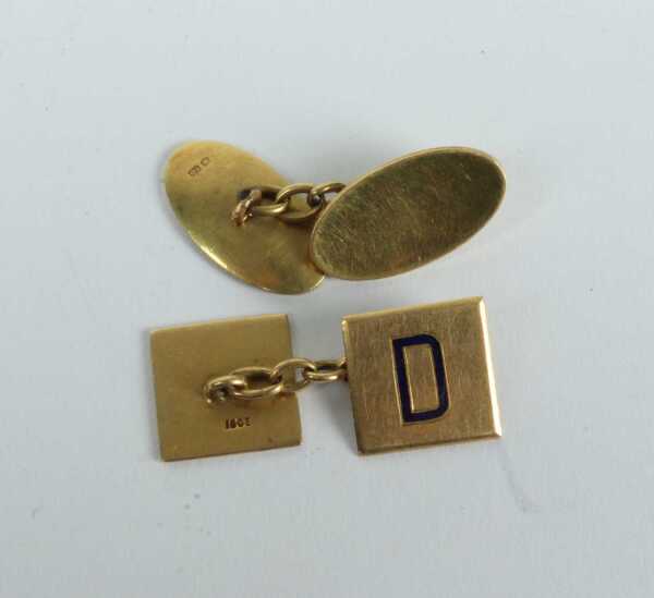 GOLD CUFFLINKS