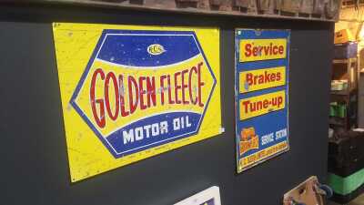 Golden Fleece Signage