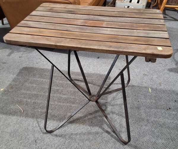 TEAK TOP TABLE