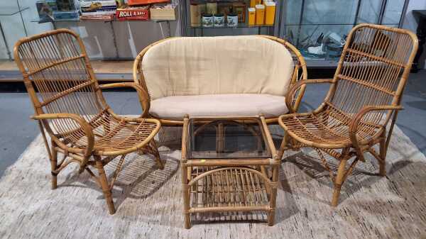 CANE FURNITURE SUITE