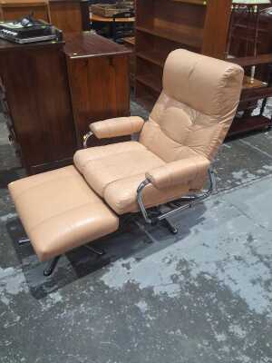 Recliner And Stool