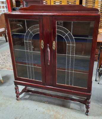 Leadlight Display Cabinet