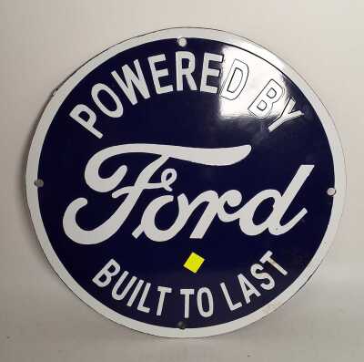 Enamel Sign