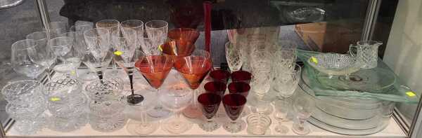 ASSORTED GLASSWARE