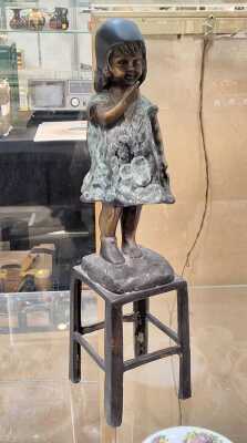 Girl On Stool