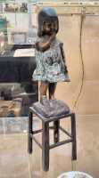 GIRL ON STOOL