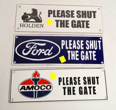 1252 · ENAMEL SIGNS